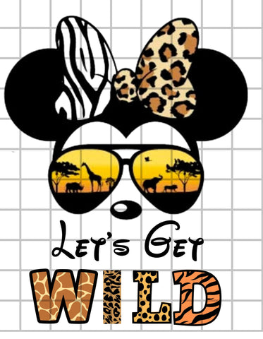 Let's Get Wild Safari Mickey or Minnie