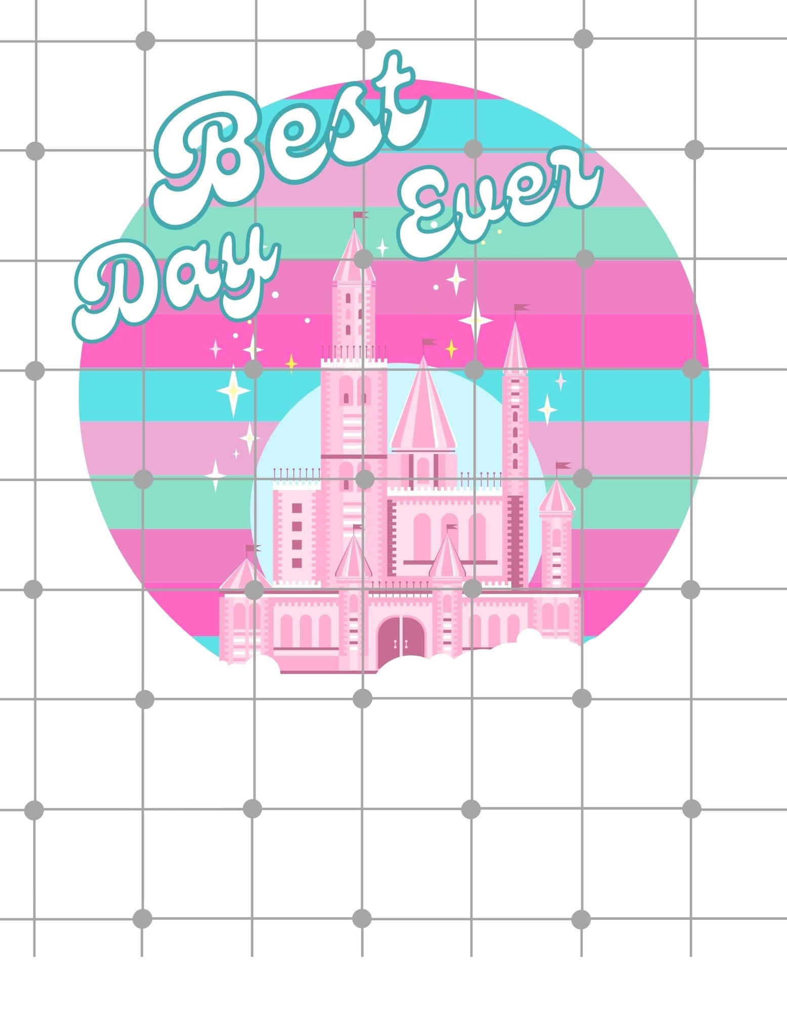 Best Day Ever| Magical Kingdom Tshirt | Printable Iron On Transfer for diy