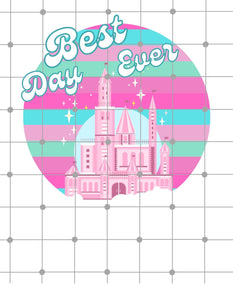 Best Day Ever| Magical Kingdom Tshirt | Printable Iron On Transfer for diy