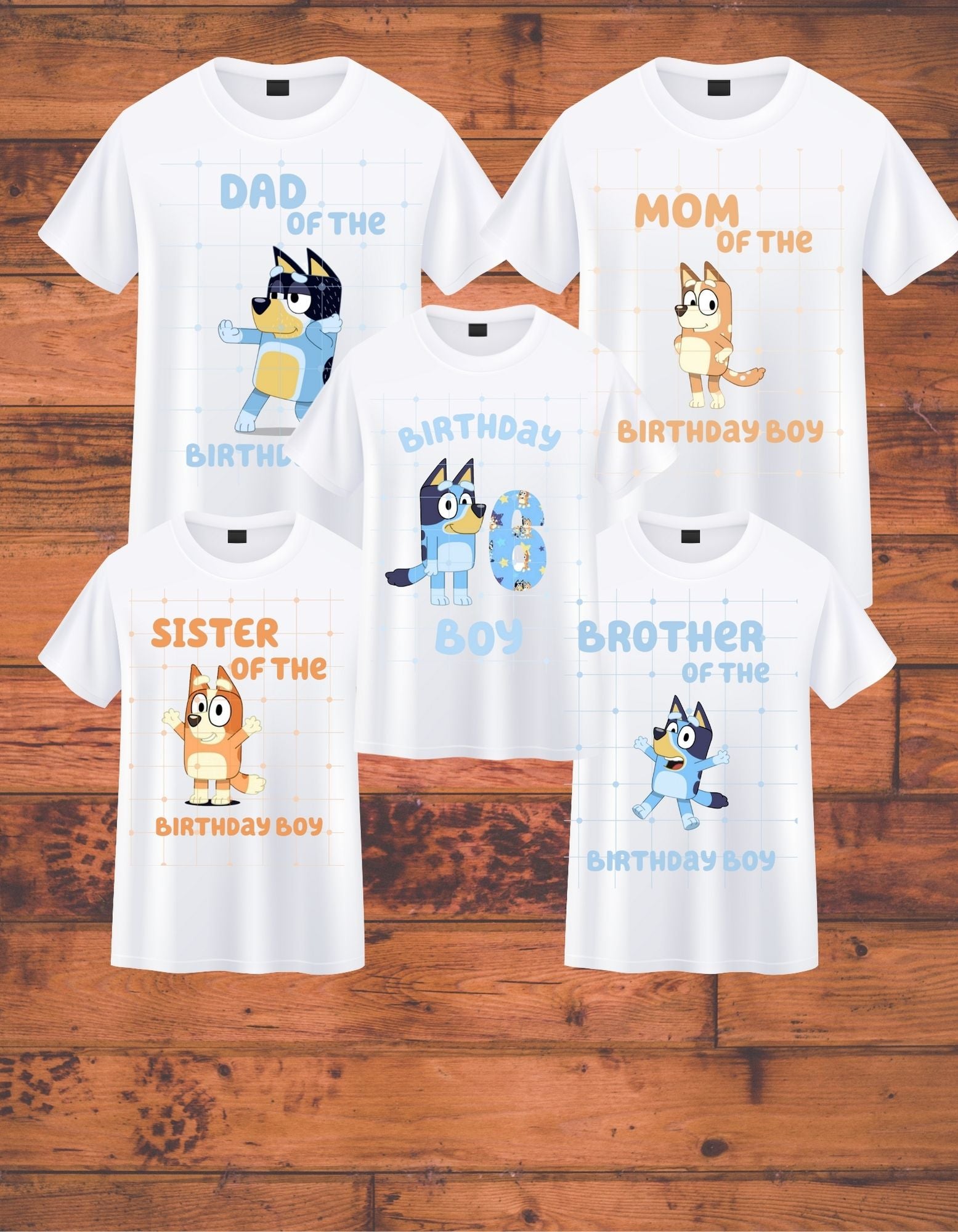 Personalized Bluey deals Family Shirt, Bluey Birthday Party Shirt, Custom Bluey Family