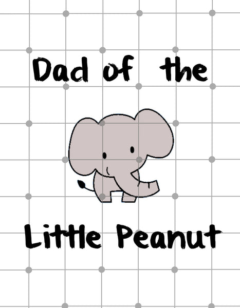 Baby Elephant | Family Of The Little Peanut | Printable iron On Transfer
