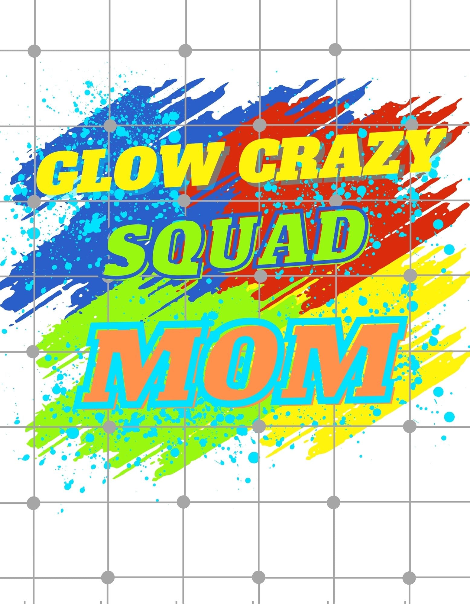 Paint Splatter Mom and Dad Of The Birthday Child|Printable Iron On Transfer for diy shirt