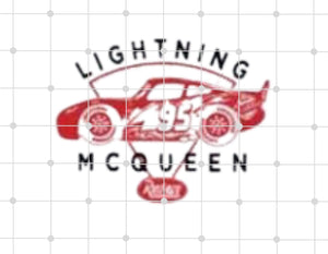 Lightning Mcqueen| Printable Iron On Transfer for Diy