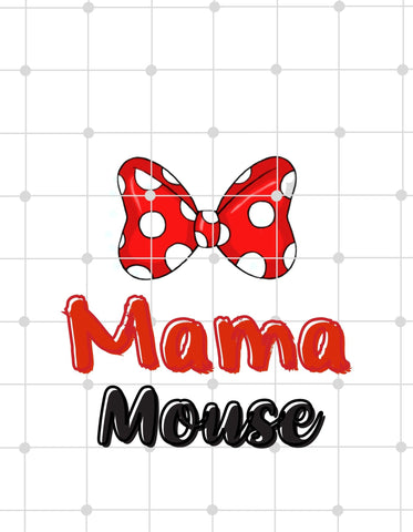 Mama Mouse | Printable Iron On Transfer for Diy