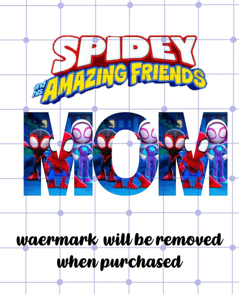 Spidey and His Amazing Friends| Printable Iron On Transfer | Birthday Shirt | Family Shirts